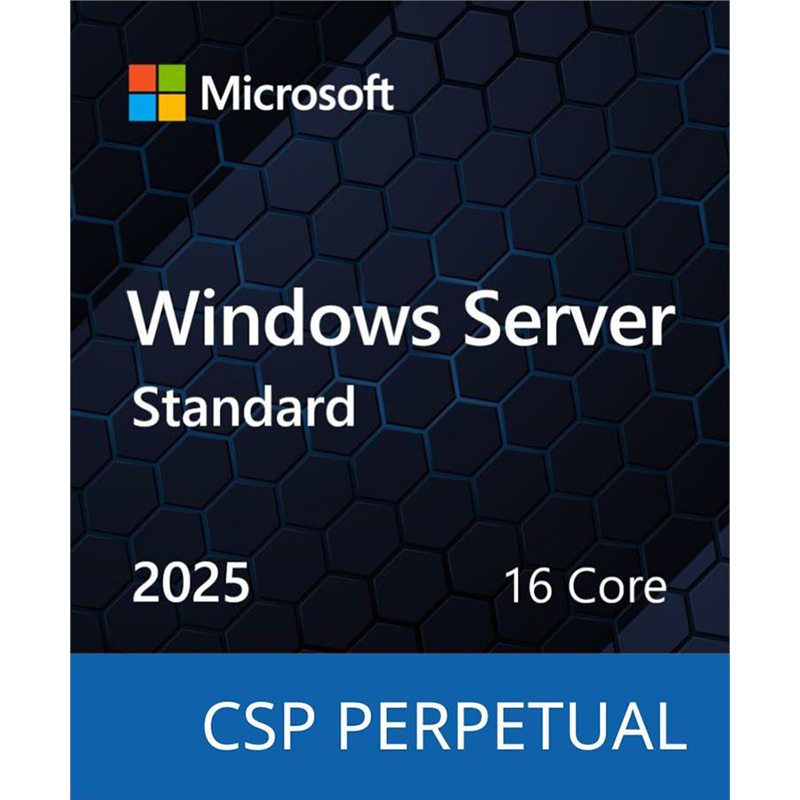 Microsoft Windows Server 2025 Standard - 16 Core License Pack (DG7GMGF0PWHC-0003)